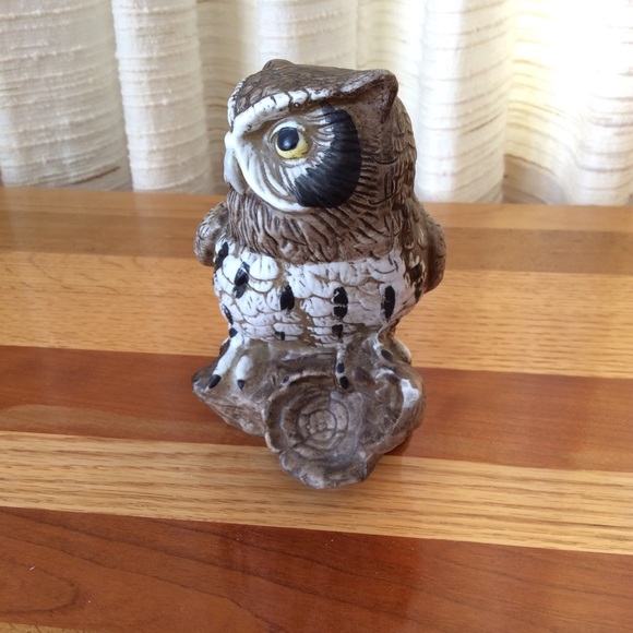 Vintage Homco Owl Ceramic Collectible Figurine - Picture 2 of 5
